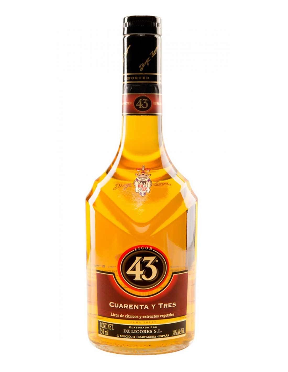 Licor 43 Citricos Y Extractos Vegetales 700 ml : : Alimentos y  Bebidas